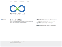 Tablet Screenshot of cxctechnologies.com